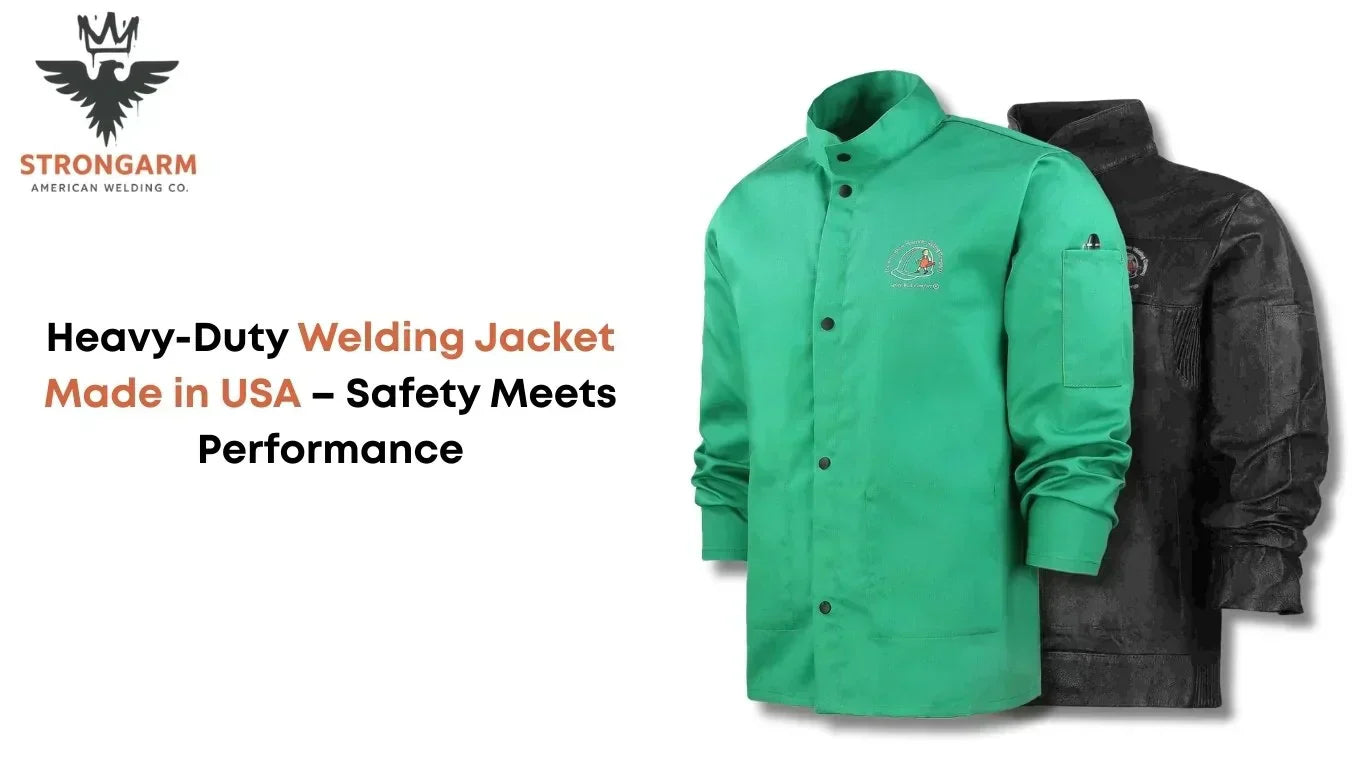 Heavy-Duty Welding Jacket Made in USA – Safety Meets Performance
